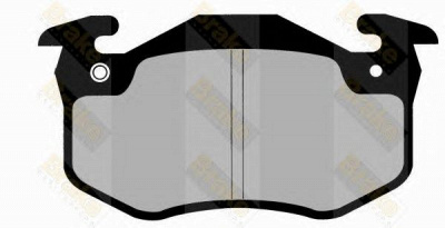 BRAKE ENGINEERING pa438 -  Комплект тормозных колодок, дисковый тормоз